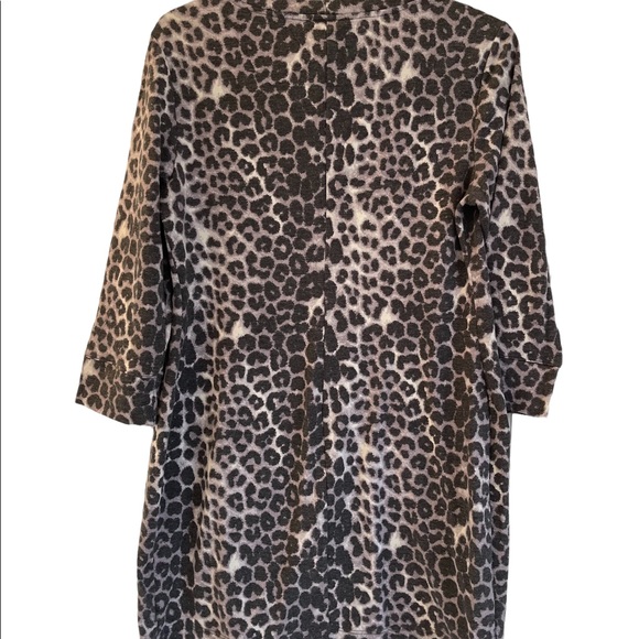 Comfortable maternity leopard print tunic - Pea in the Pod size L - NWT - Picture 5 of 8